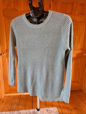 Seafoam Crewneck Knit Sweater - Women's Lightweight Pullover